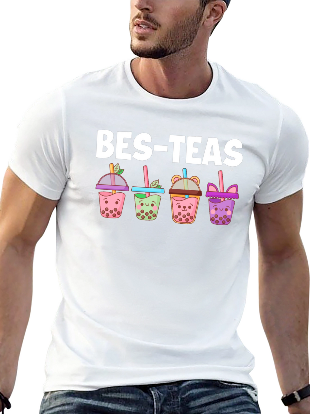Bes-Teas Bubble Tea Graphic T-Shirt