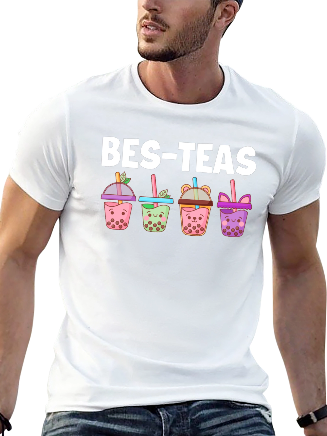 Bes-Teas Bubble Tea Graphic T-Shirt