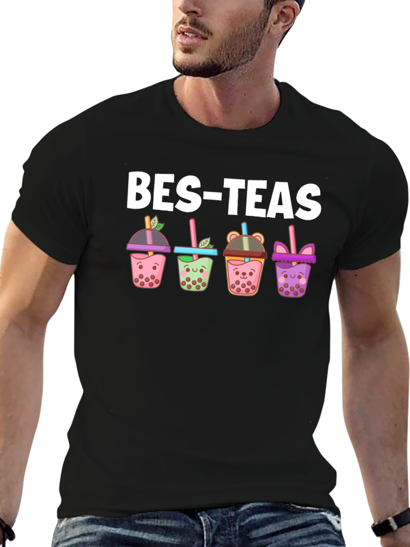 Bes-Teas Bubble Tea Graphic T-Shirt