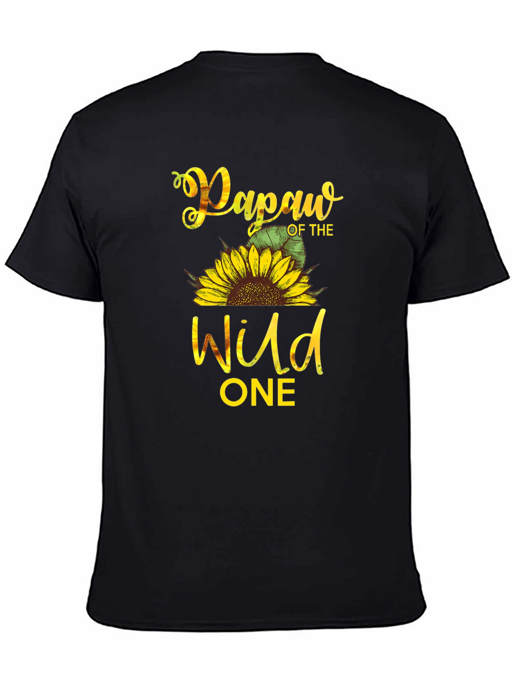 Papaw of the Wild One Sunflower T-Shirt