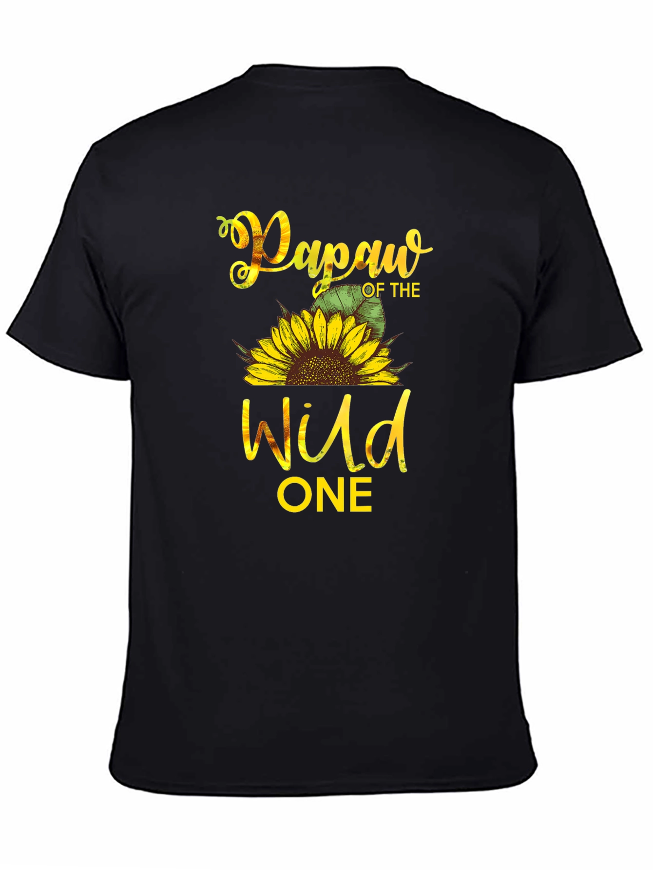 Papaw of the Wild One Sunflower T-Shirt