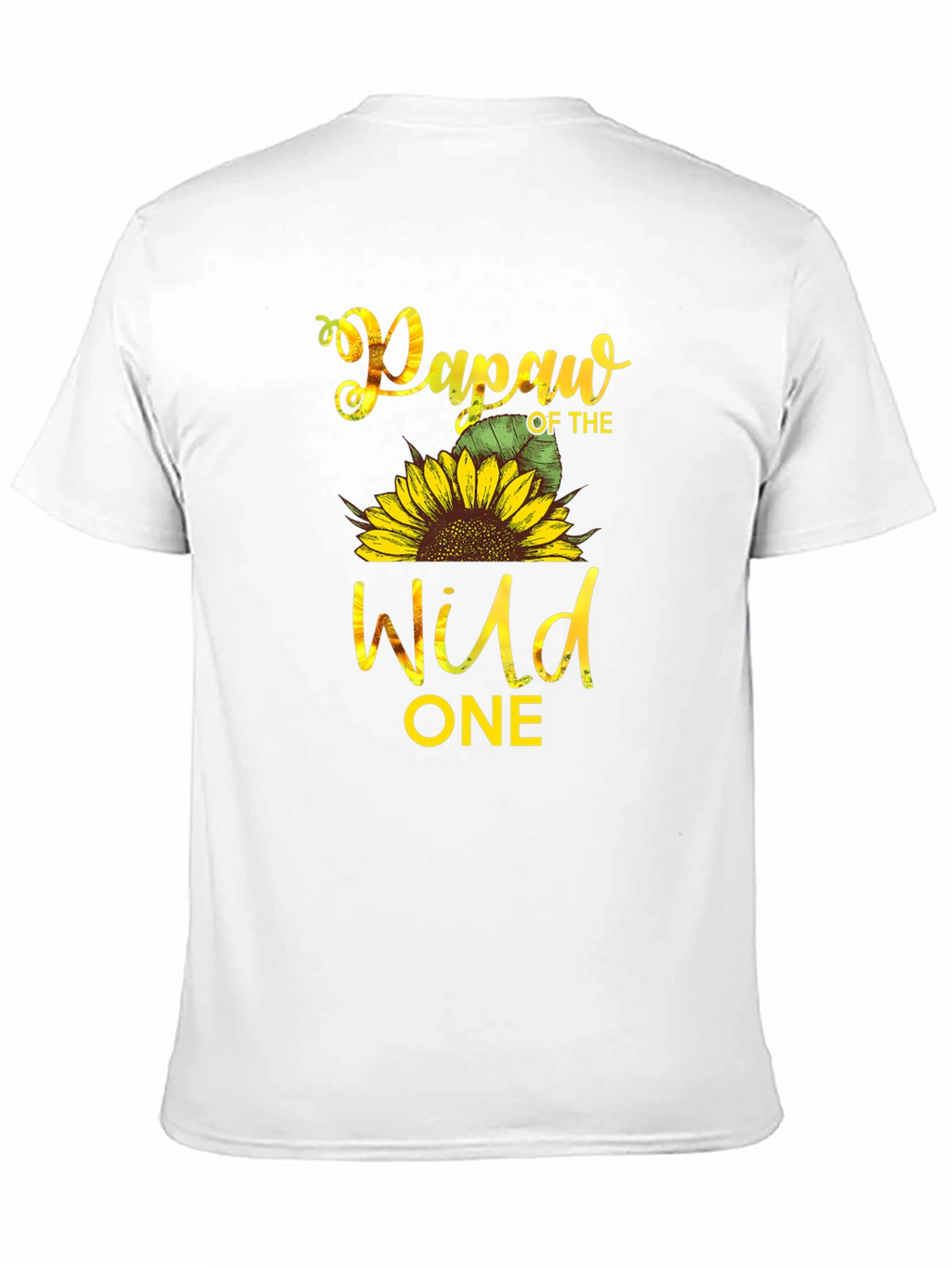 Papaw of the Wild One Sunflower T-Shirt