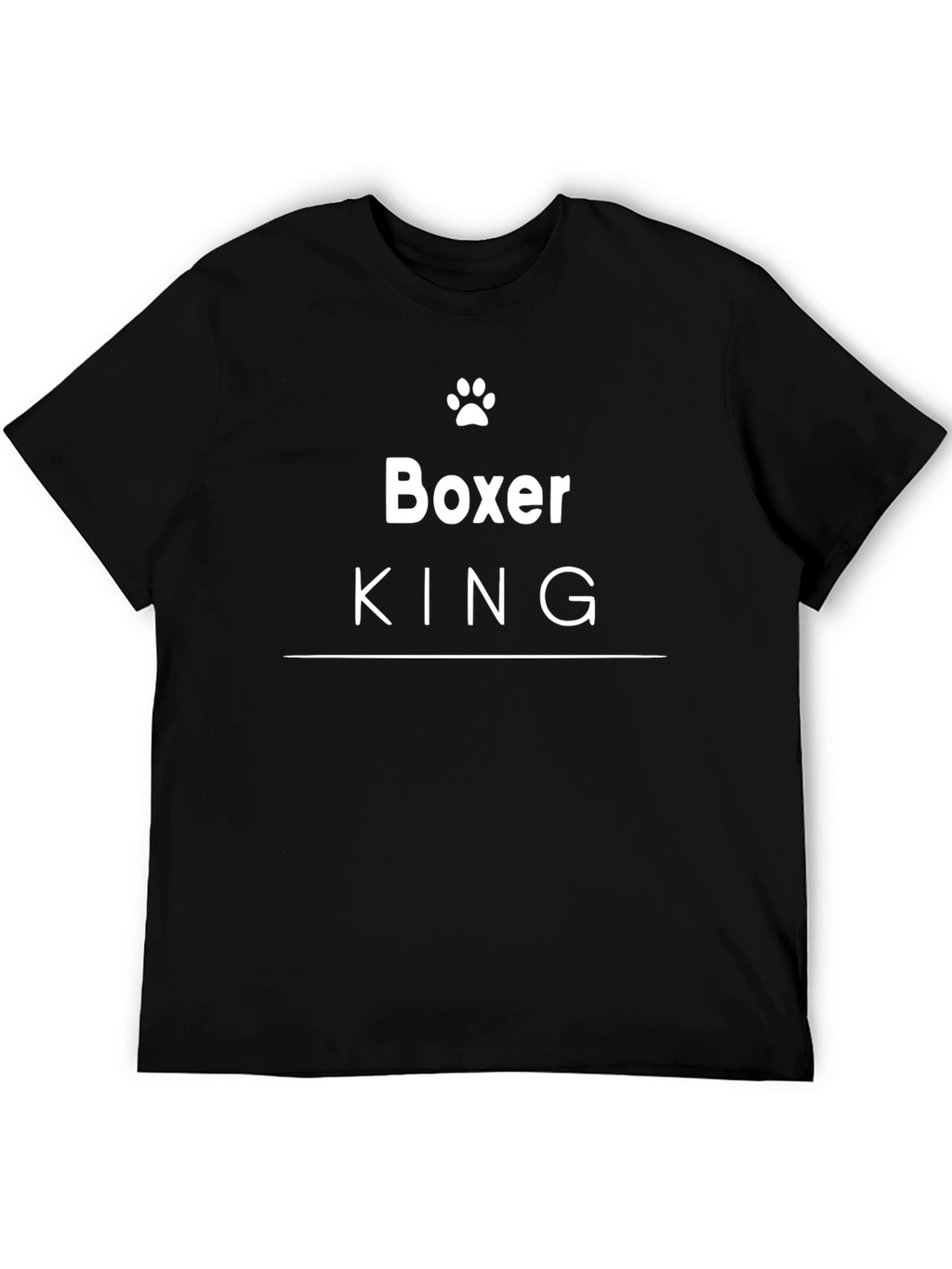 Boxer King T-Shirt - Dog Lover Tee