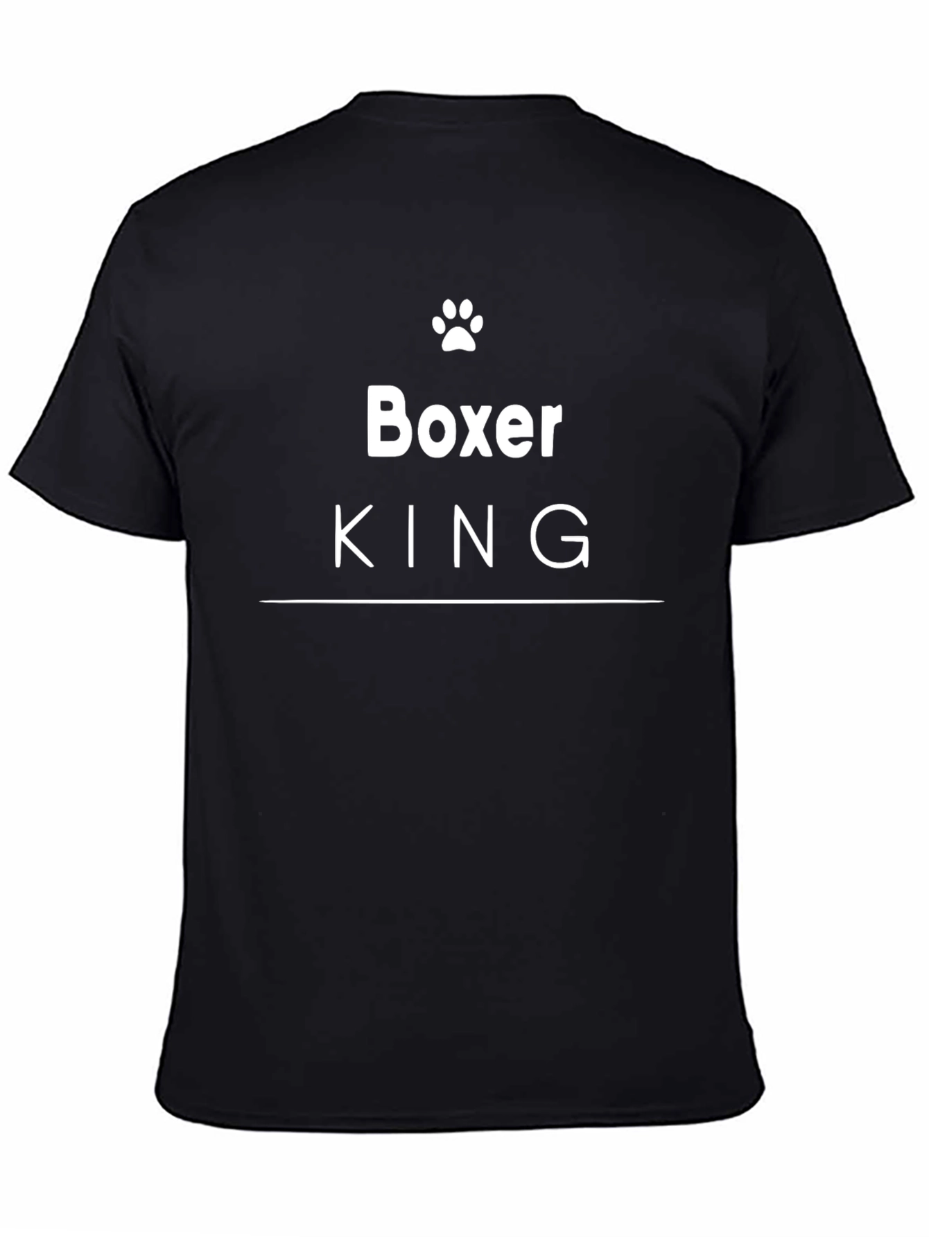 Boxer King T-Shirt - Dog Lover Tee