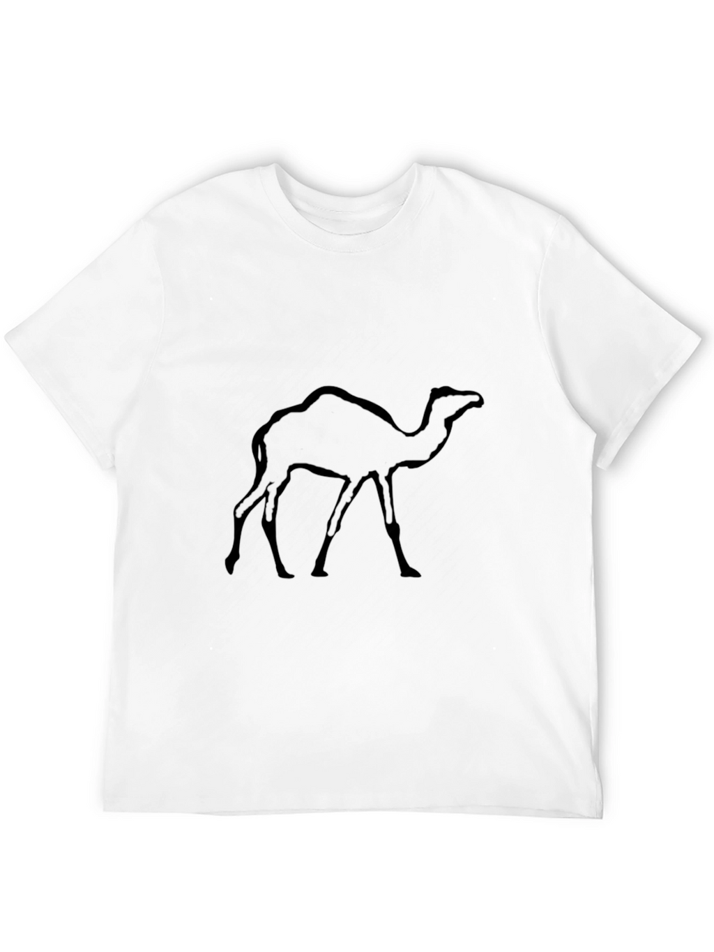 Mens Black Camel Graphic T-Shirt