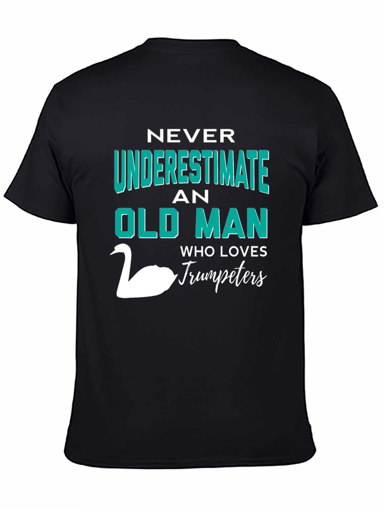 Never Underestimate Old Man Trumpeters T-Shirt