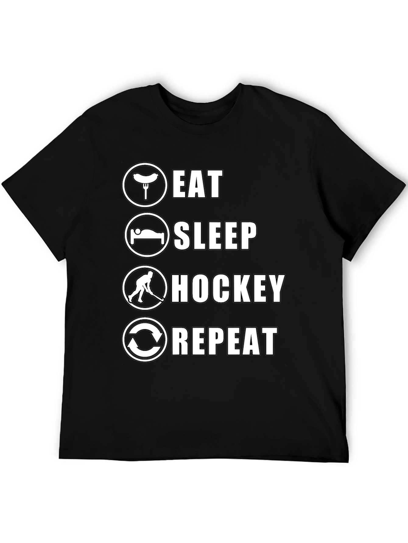 Eat Sleep Hockey Repeat T-Shirt