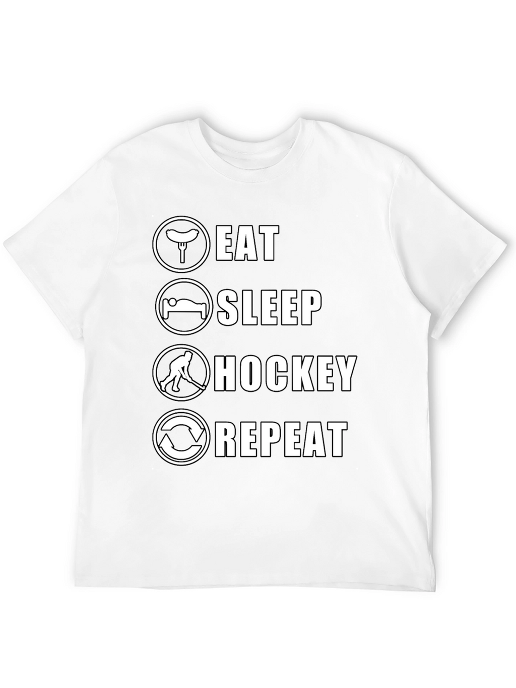 Eat Sleep Hockey Repeat T-Shirt