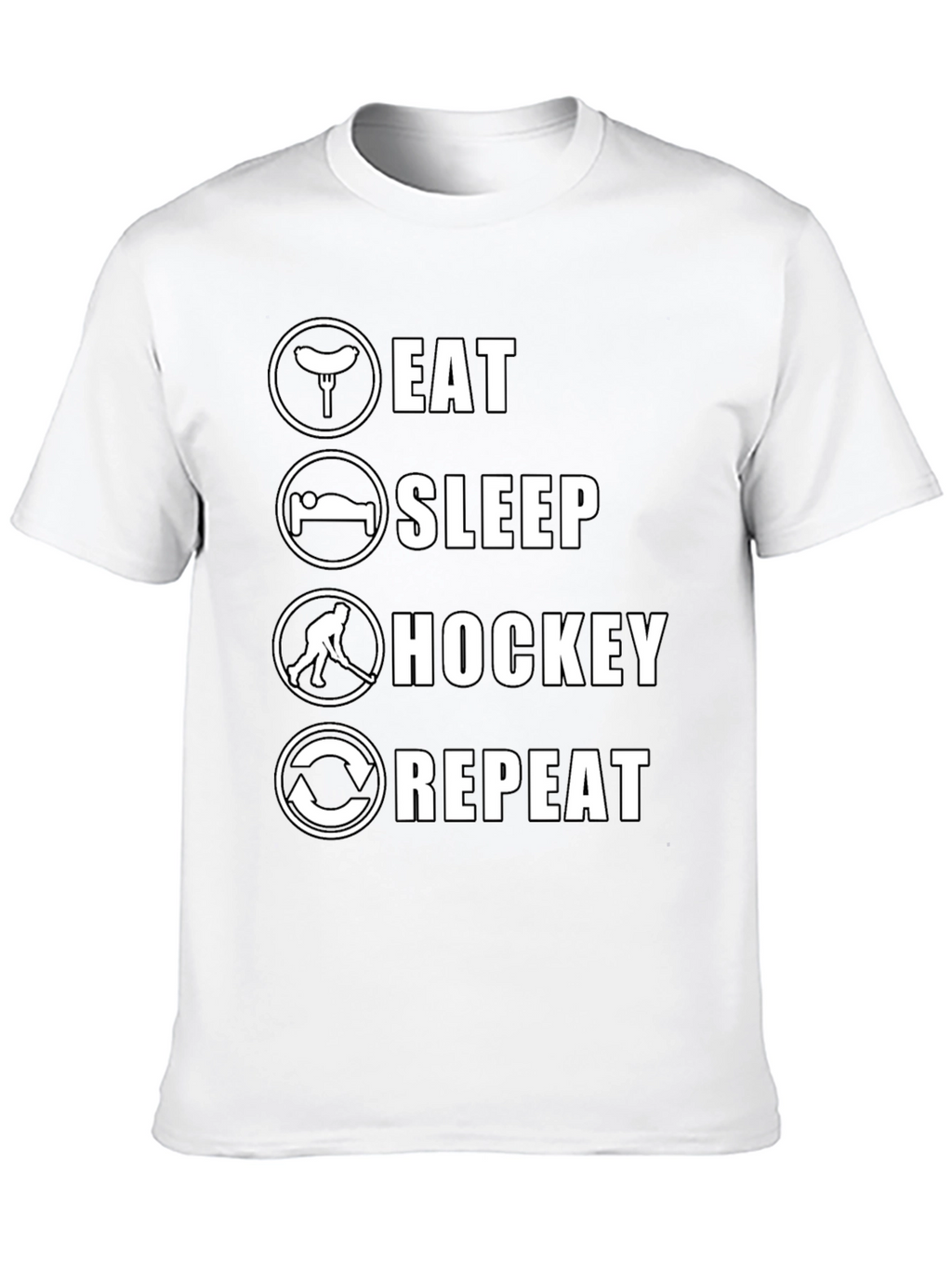 Eat Sleep Hockey Repeat T-Shirt
