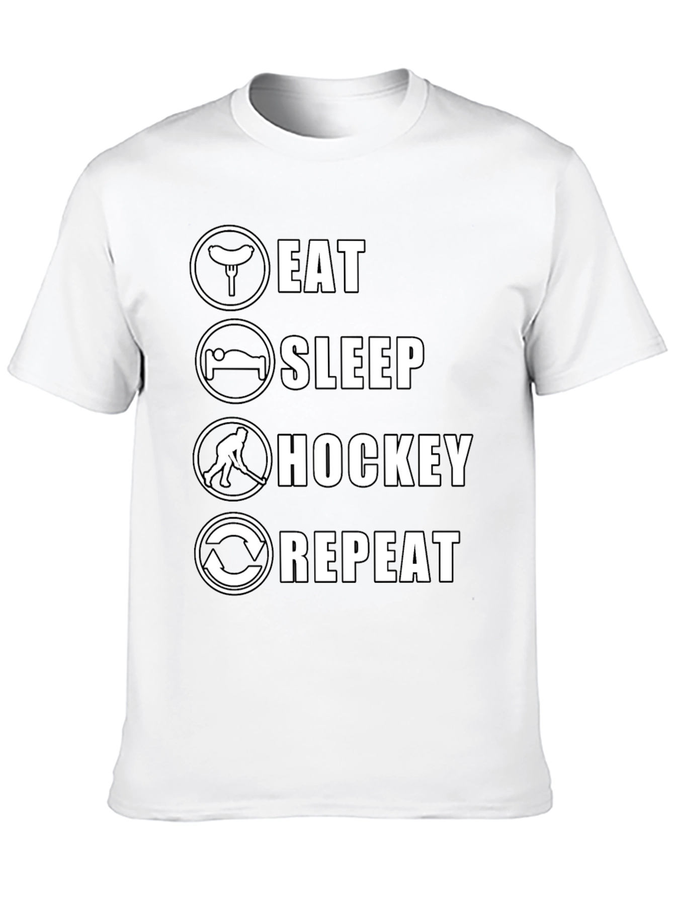 Eat Sleep Hockey Repeat T-Shirt