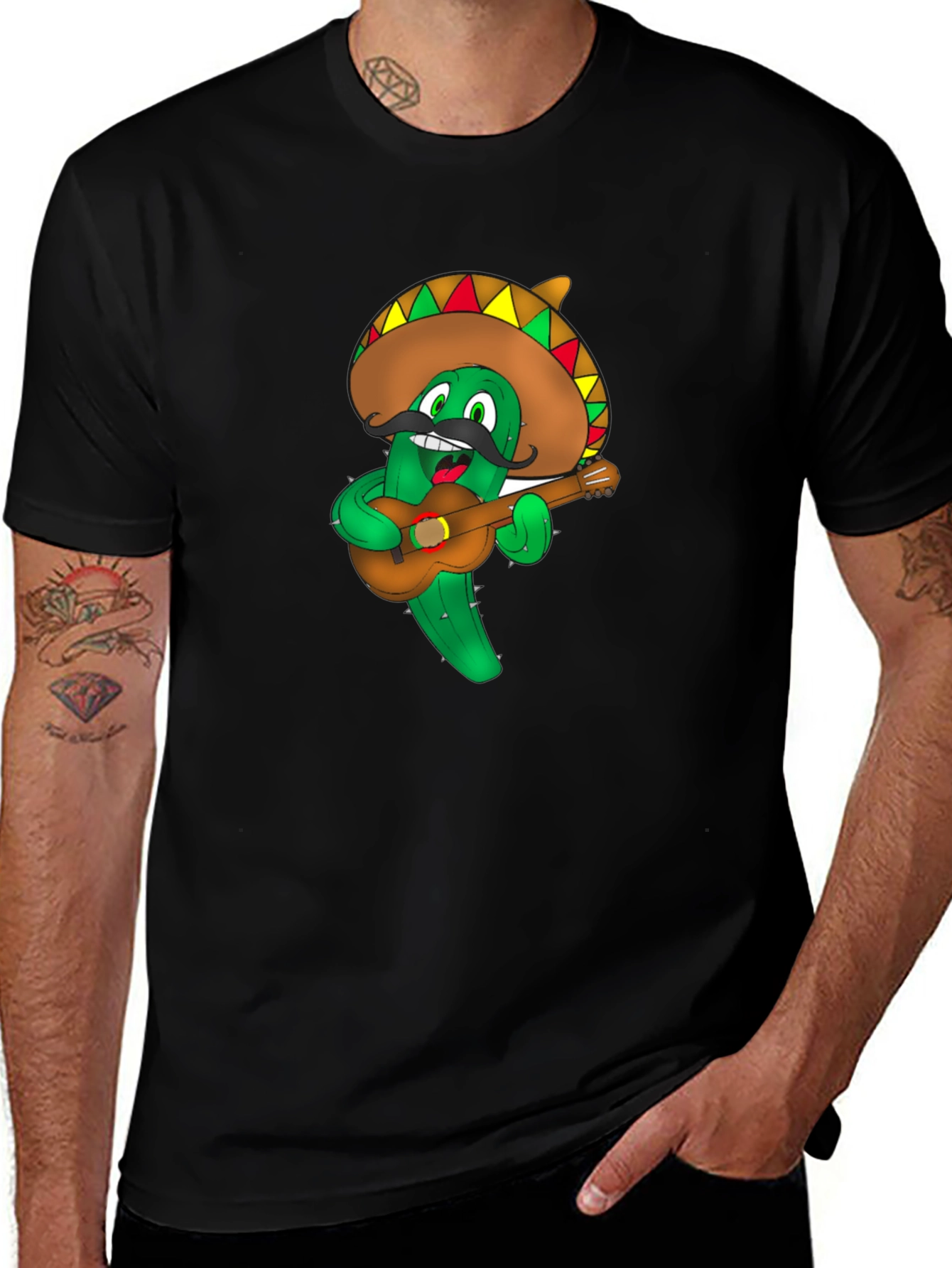 Cactus Mariachi T-Shirt - Funny Cinco de Mayo Tee