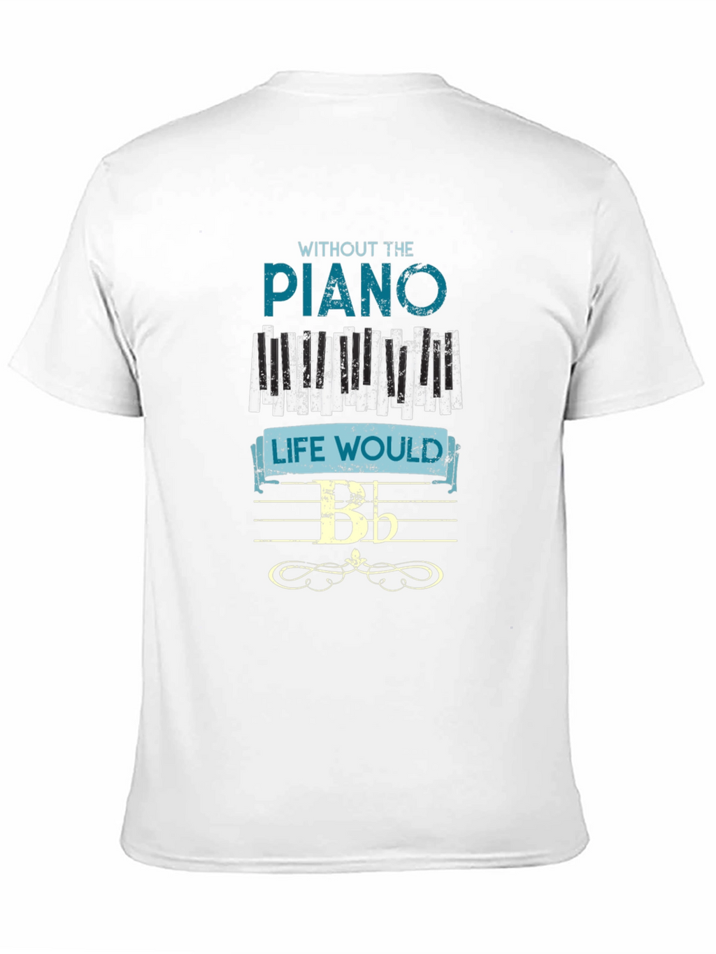 Musical Piano T-Shirt for Music Lovers