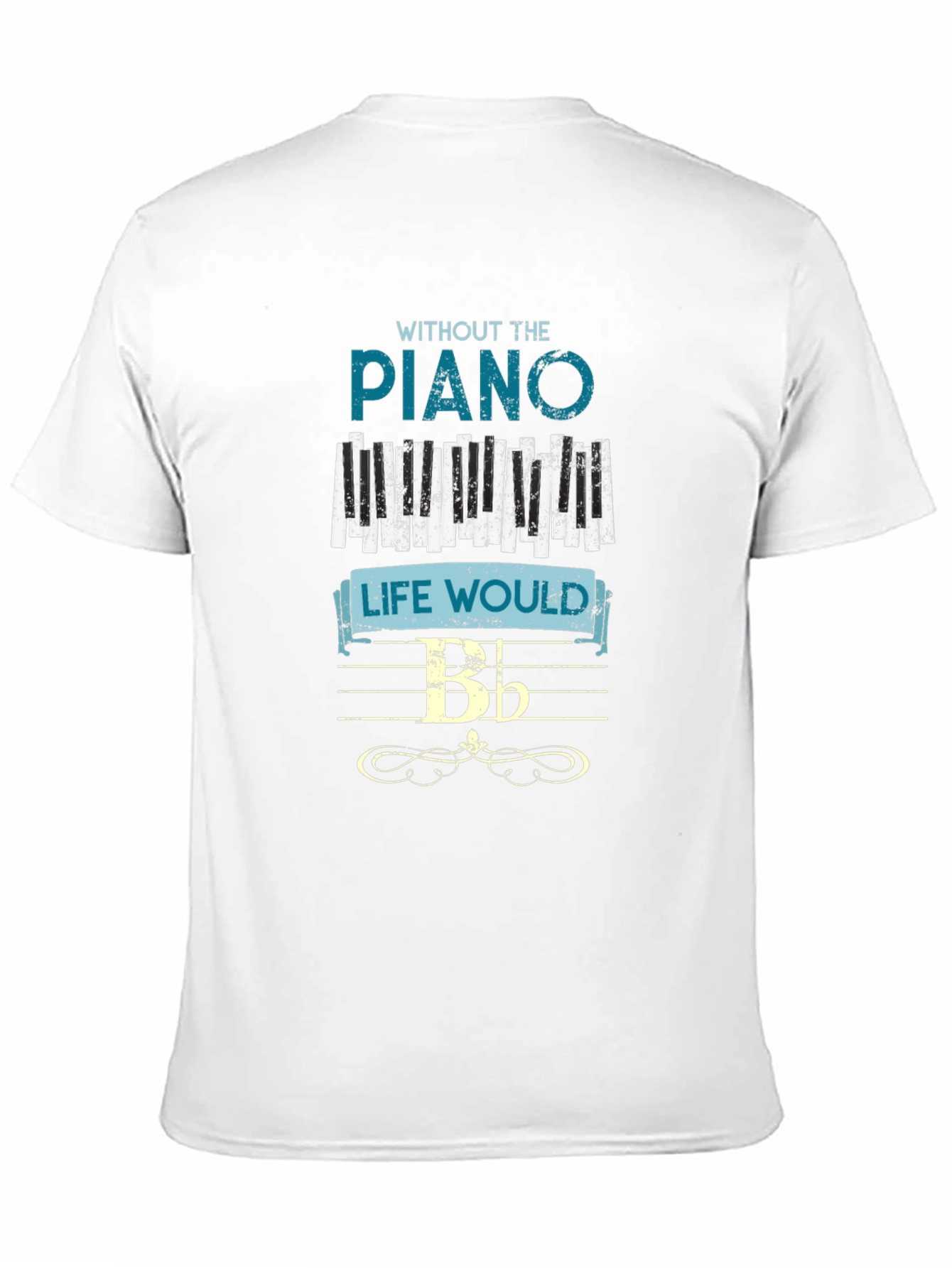 Musical Piano T-Shirt for Music Lovers