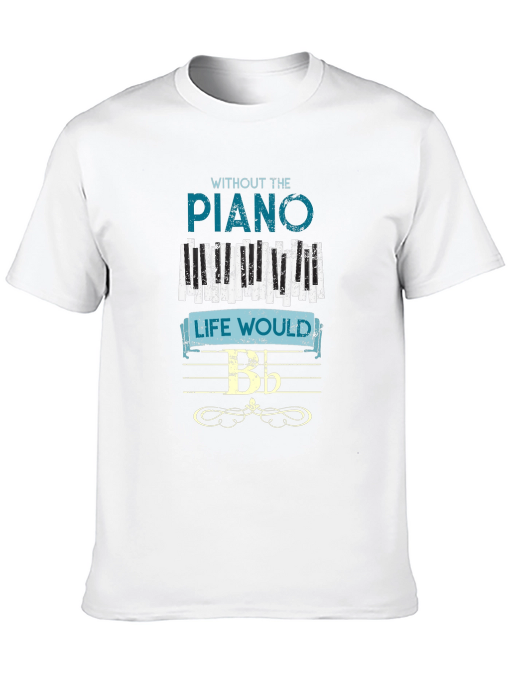 Musical Piano T-Shirt for Music Lovers