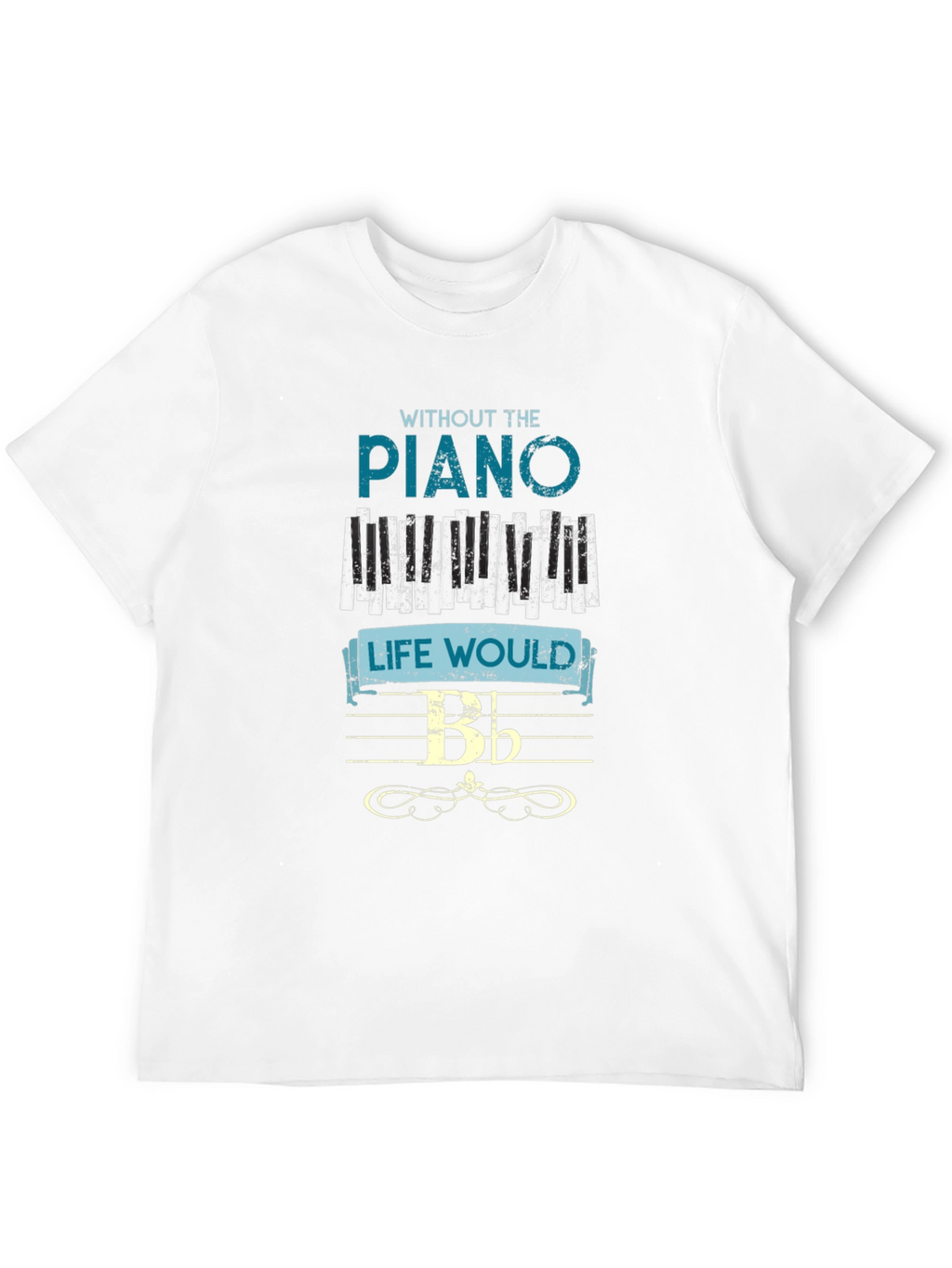 Musical Piano T-Shirt for Music Lovers