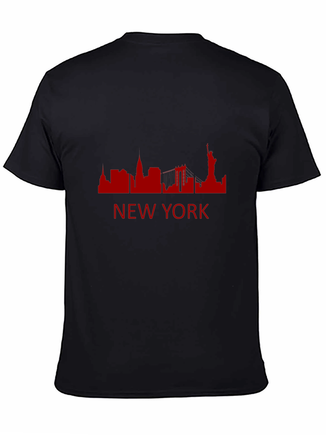 New York Skyline Graphic Tee - Soft Cotton Blend
