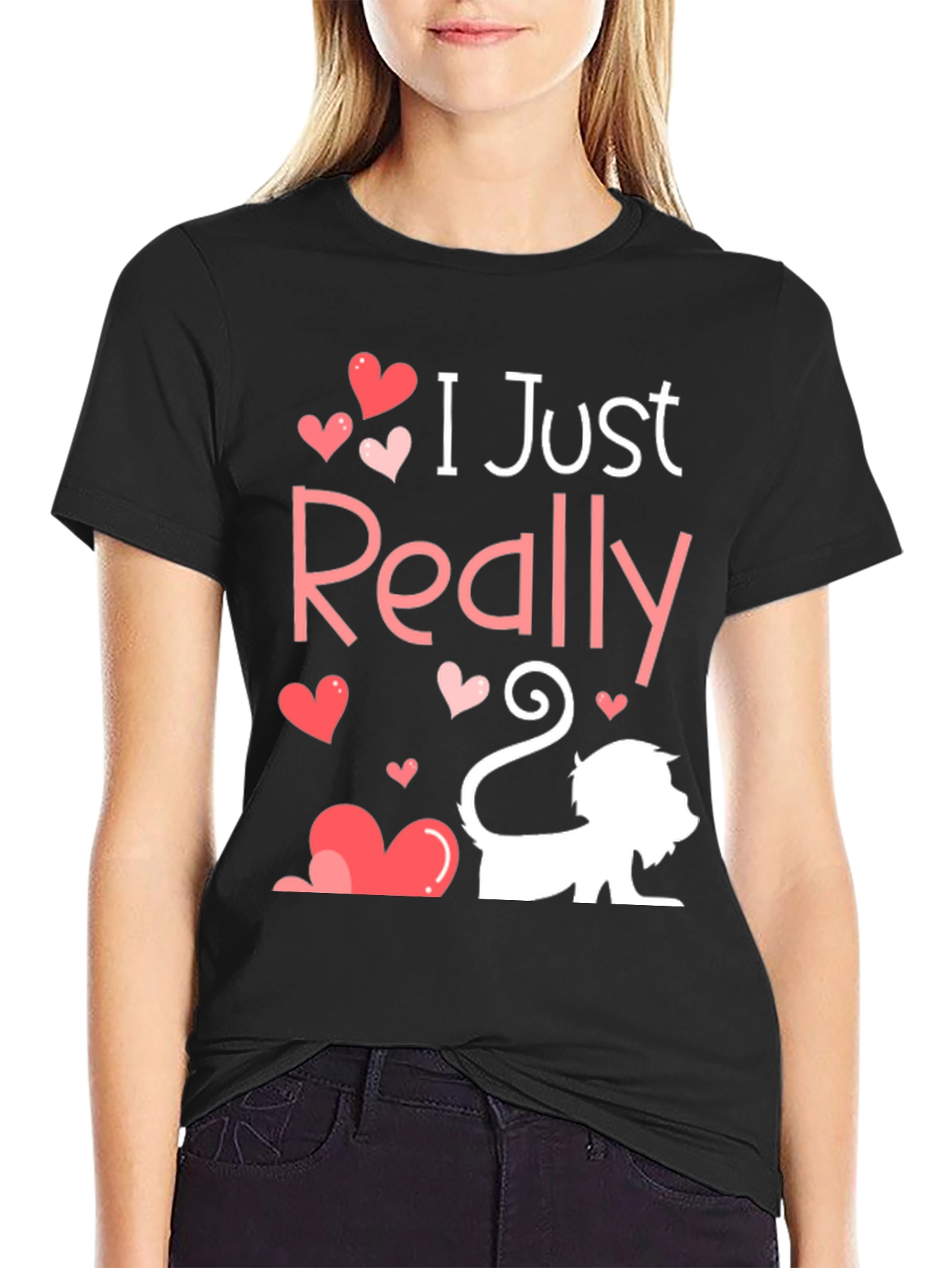 I Just Really Love Cats Tee - Valentines Day Gift