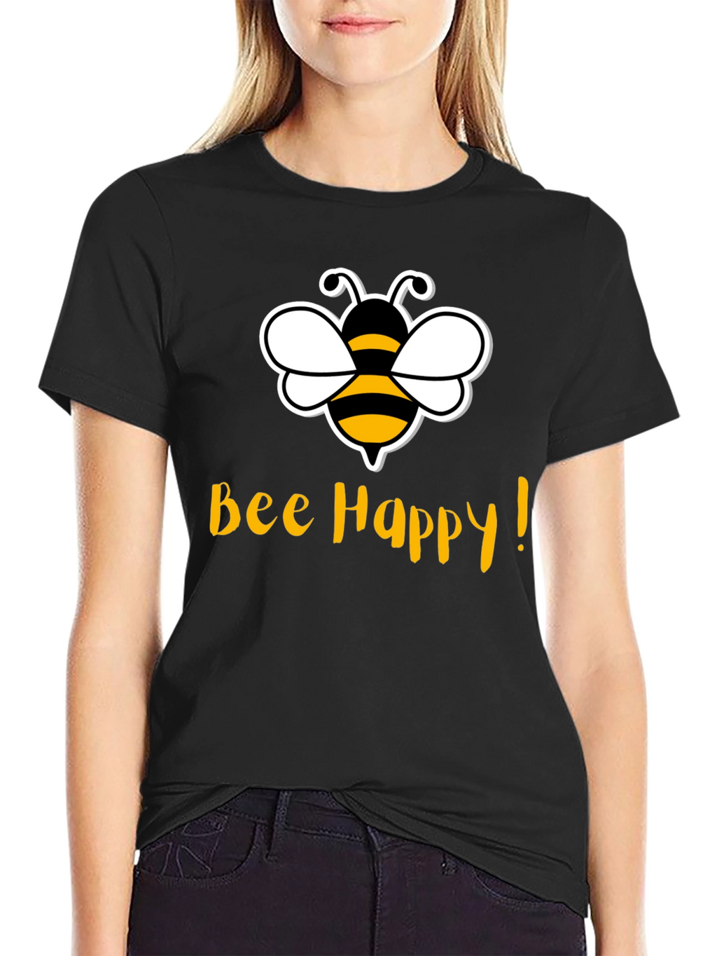 Bee Happy T-Shirt - Cute Graphic Tee
