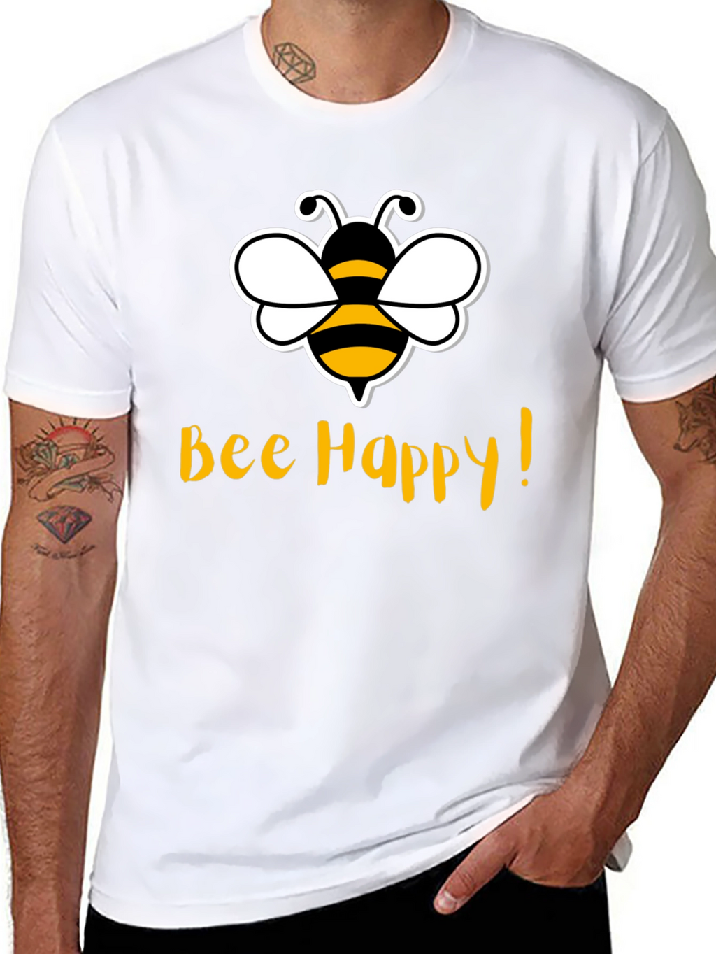 Bee Happy T-Shirt - Cute Graphic Tee