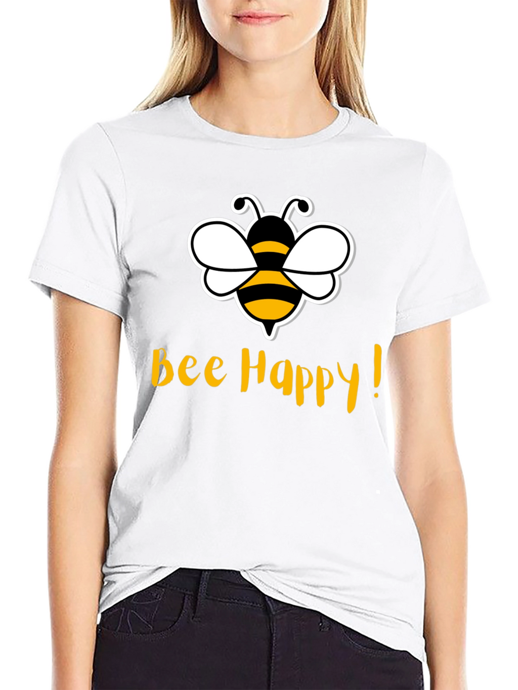 Bee Happy T-Shirt - Cute Graphic Tee