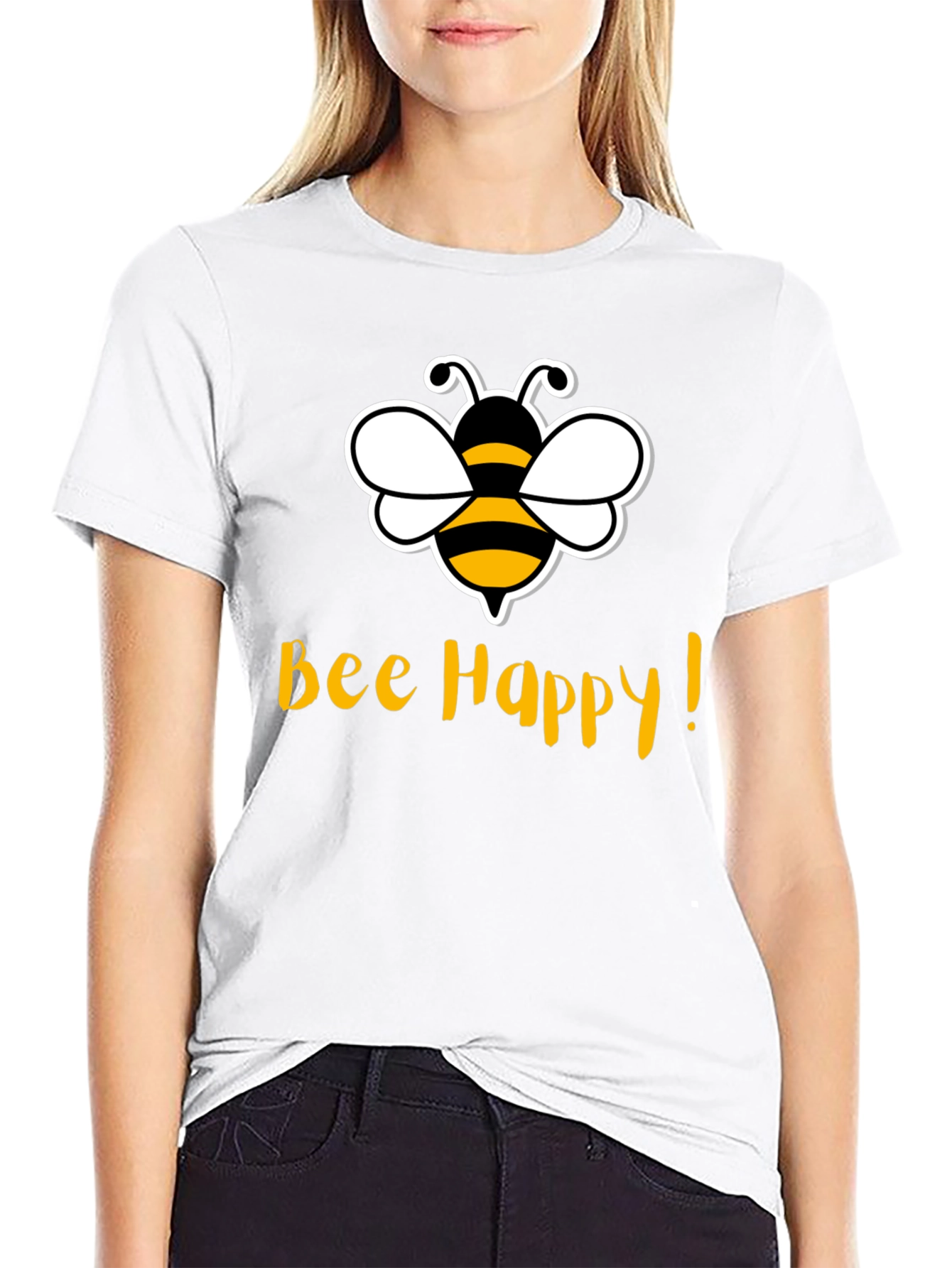 Bee Happy T-Shirt - Cute Graphic Tee