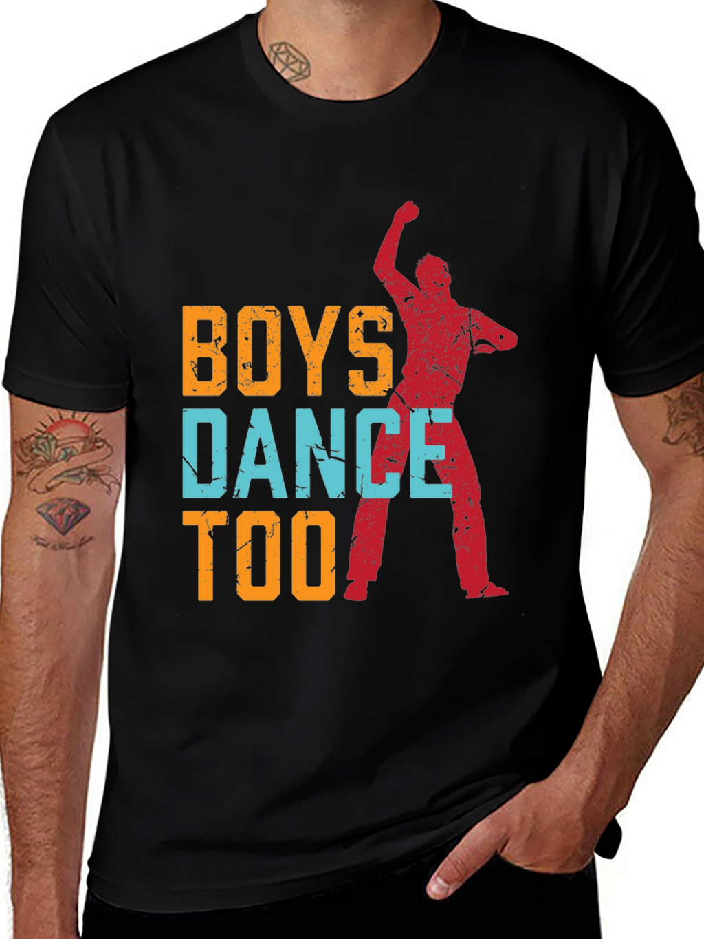 Boys Dance Too Graphic T-Shirt