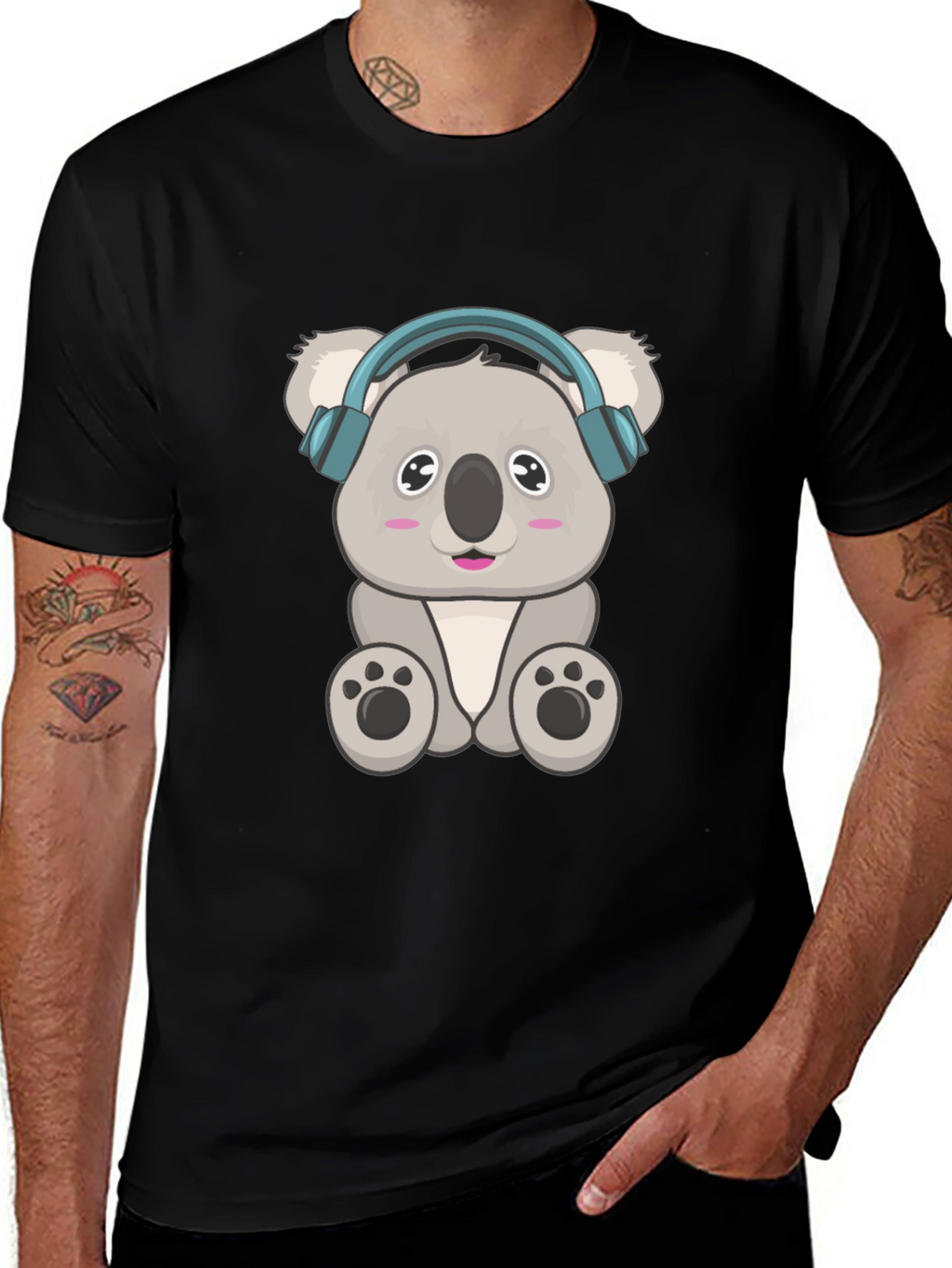Koala Headphone T-Shirt