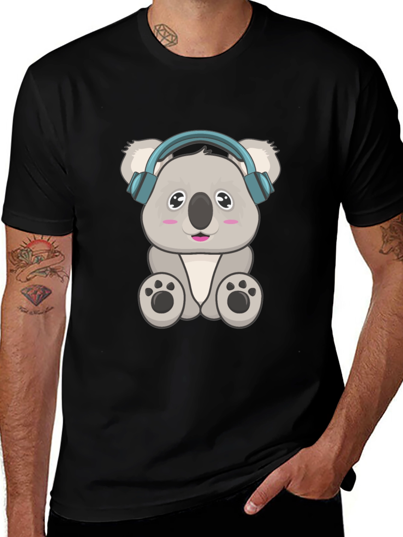 Koala Headphone T-Shirt