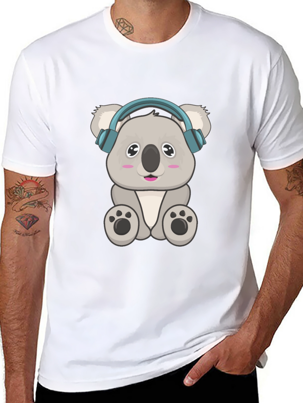 Koala Headphone T-Shirt