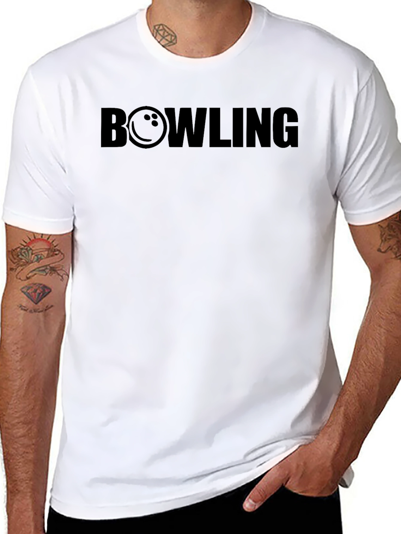 Bowling Graphic Tee - Unique Design