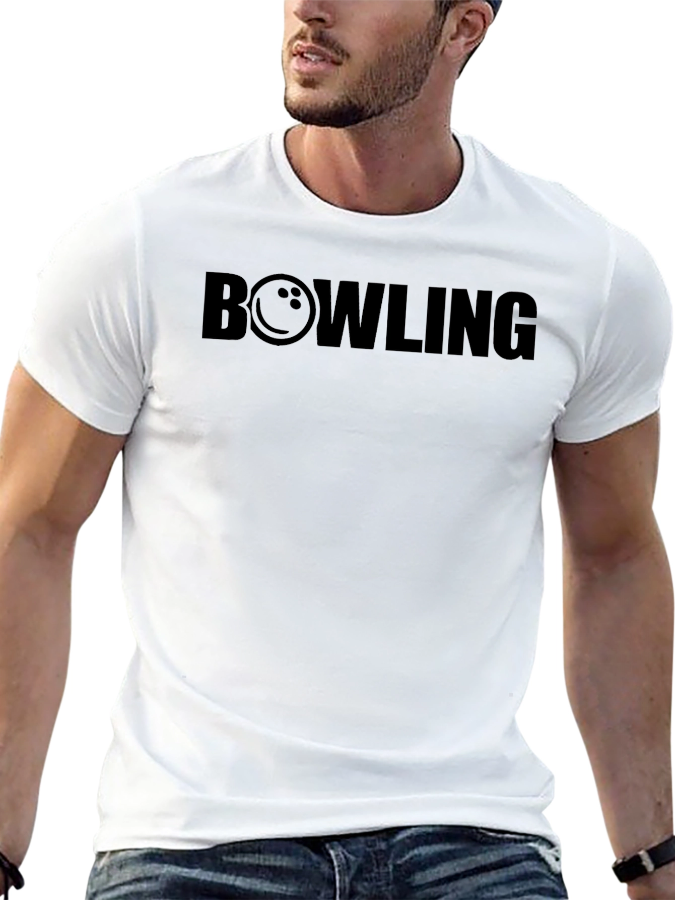 Bowling Graphic Tee - Unique Design