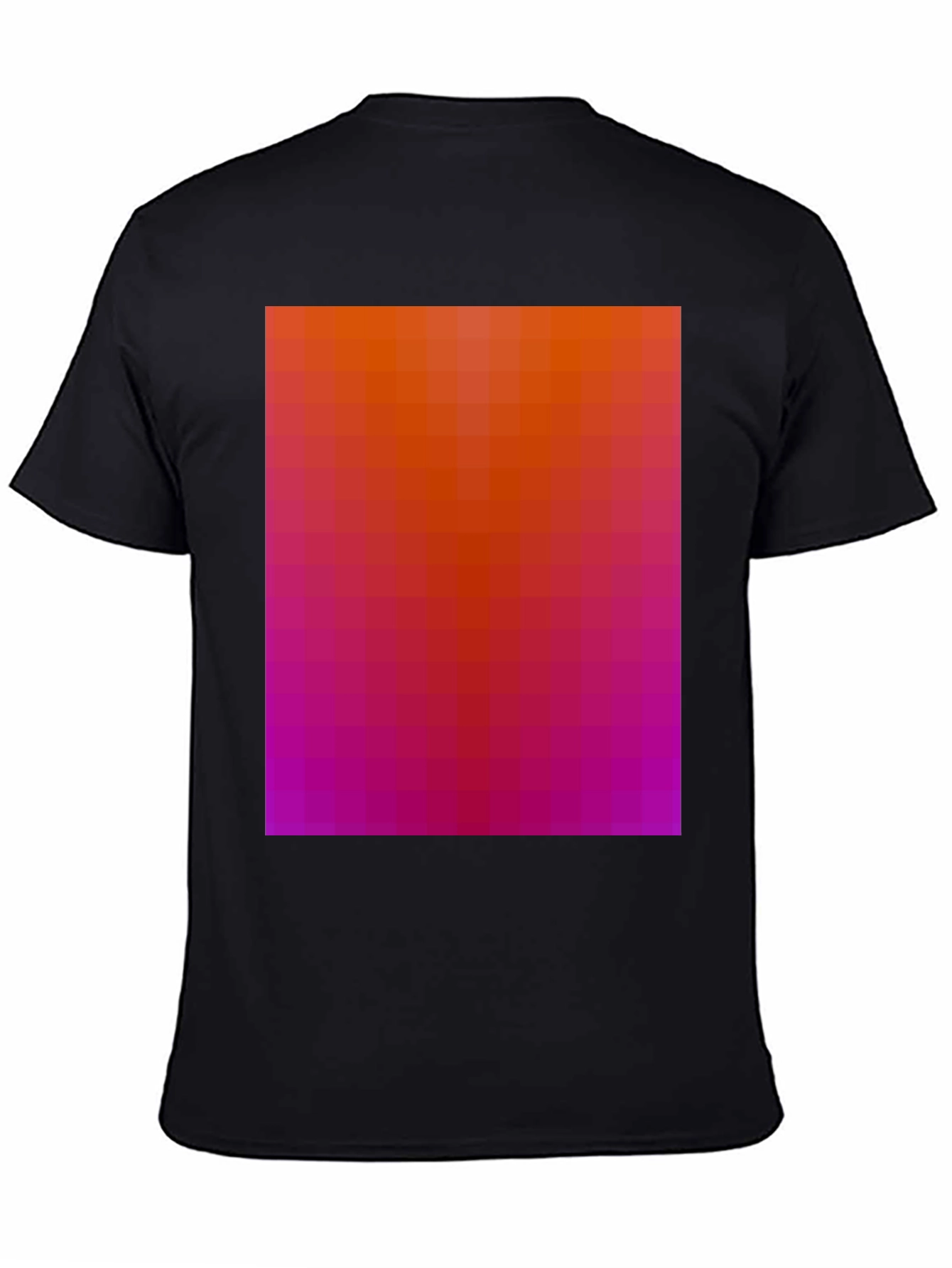 Gradient Pixel Art T-Shirt - Modern Graphic Tee