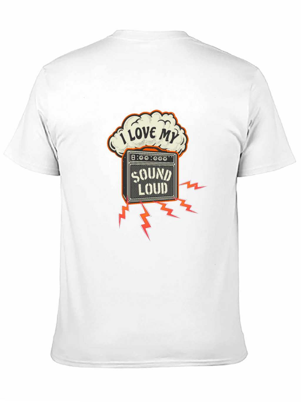 I Love My Sound Loud Black T-Shirt