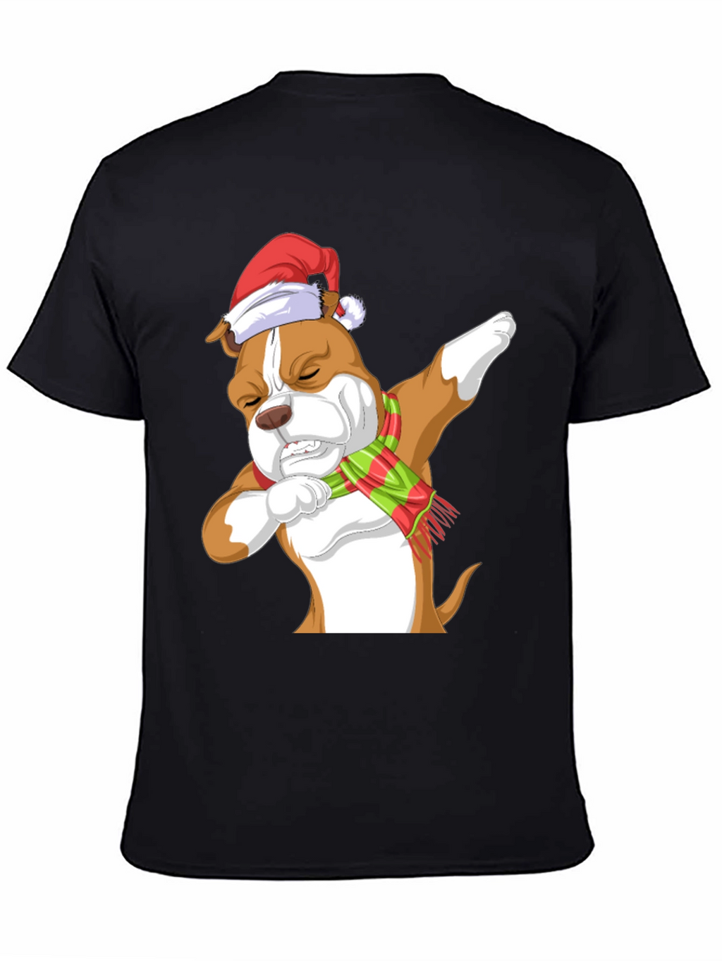 Dabbing Dog Christmas T-Shirt