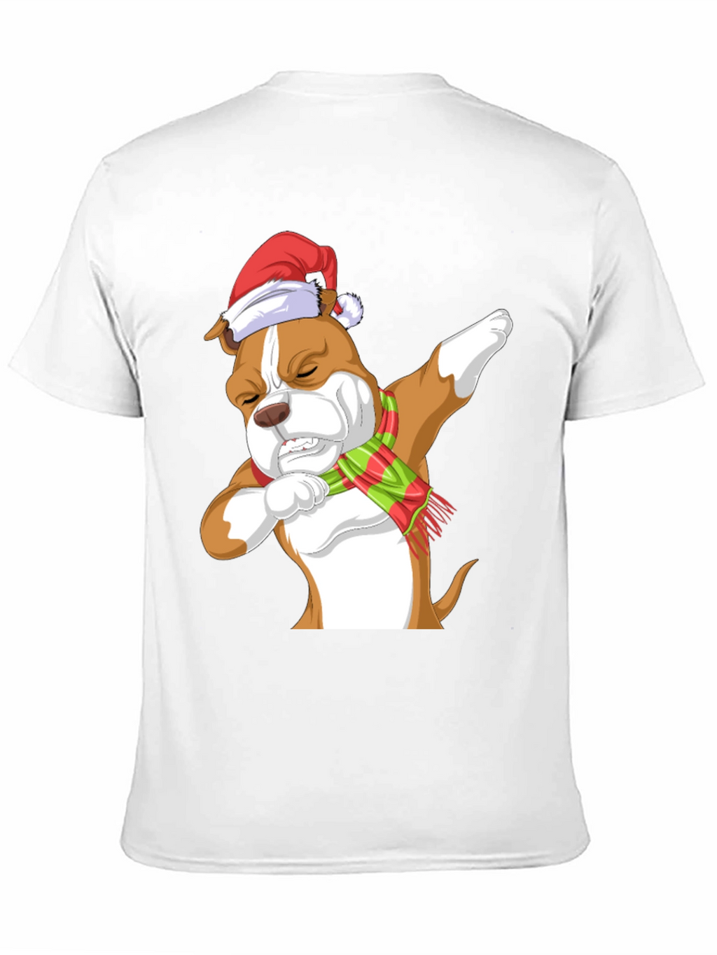 Dabbing Dog Christmas T-Shirt