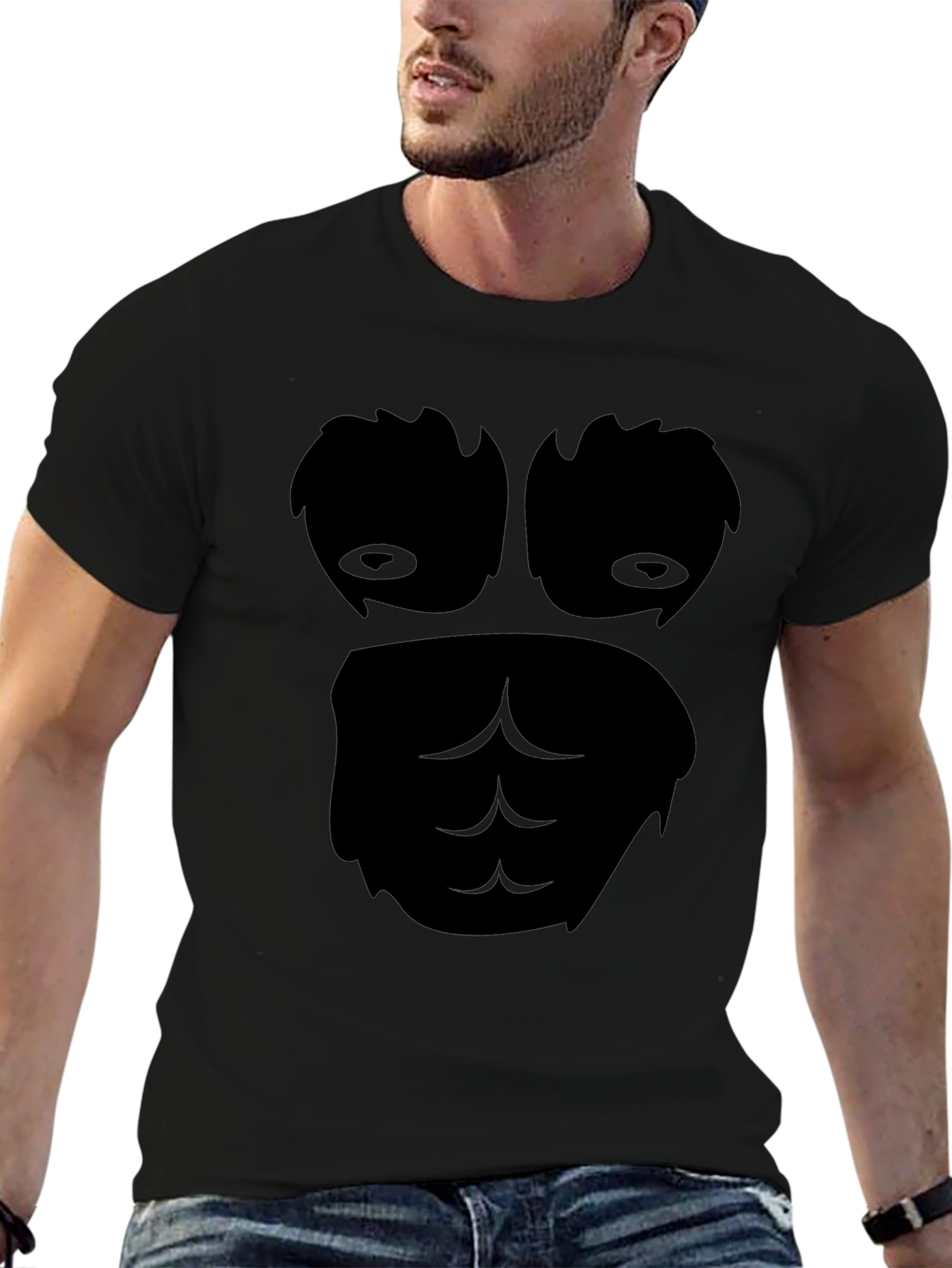 Funny Gorilla Six Pack Abs T-Shirt