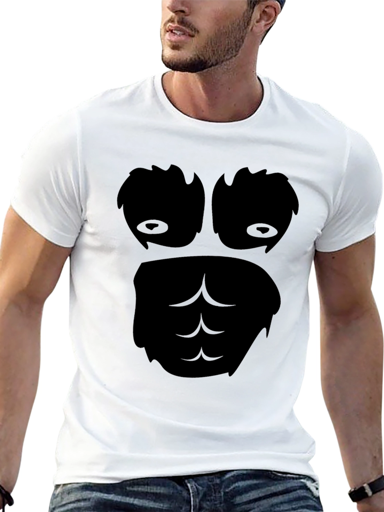 Funny Gorilla Six Pack Abs T-Shirt