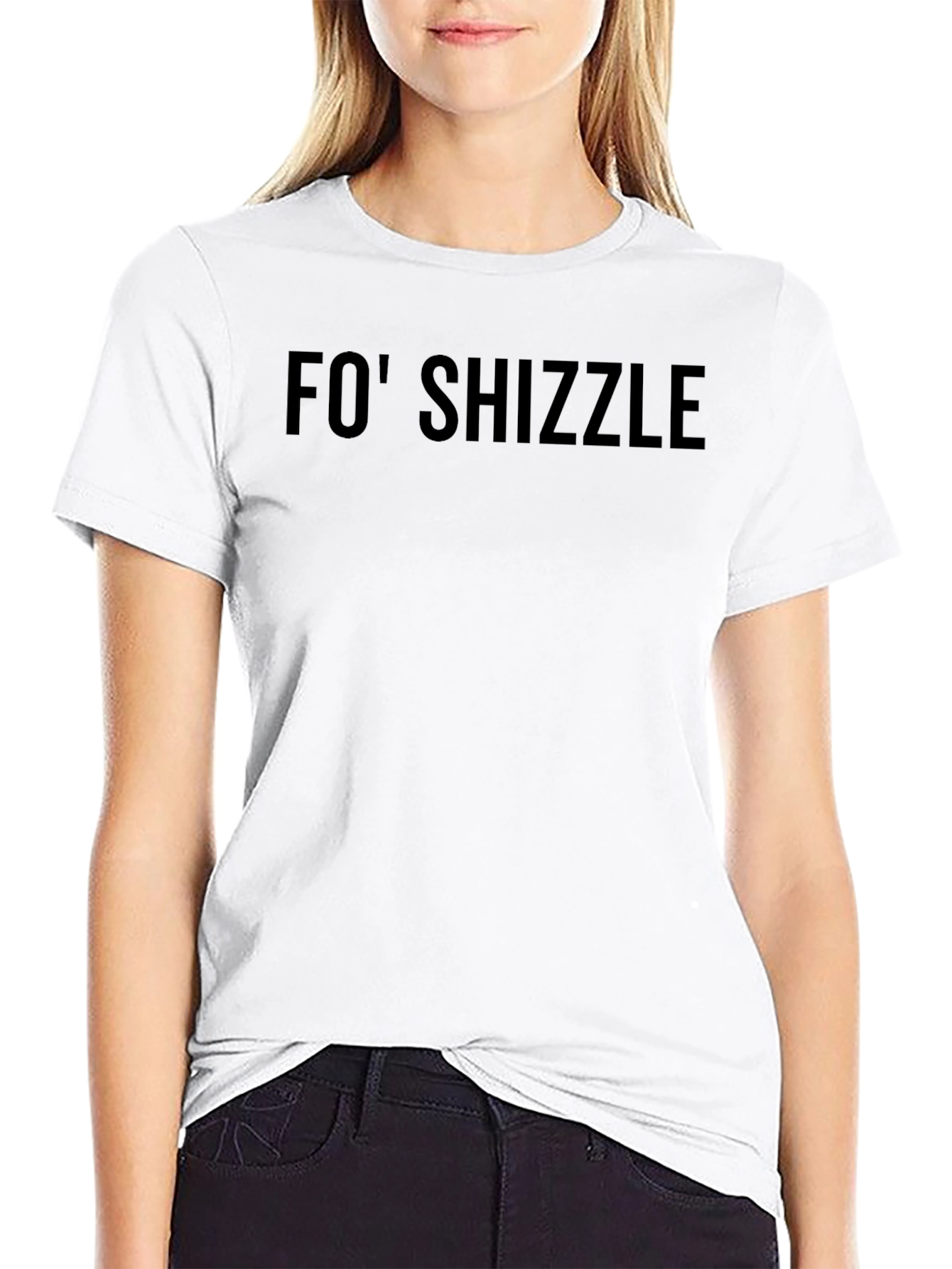 Fo Shizzle Black Graphic Tee