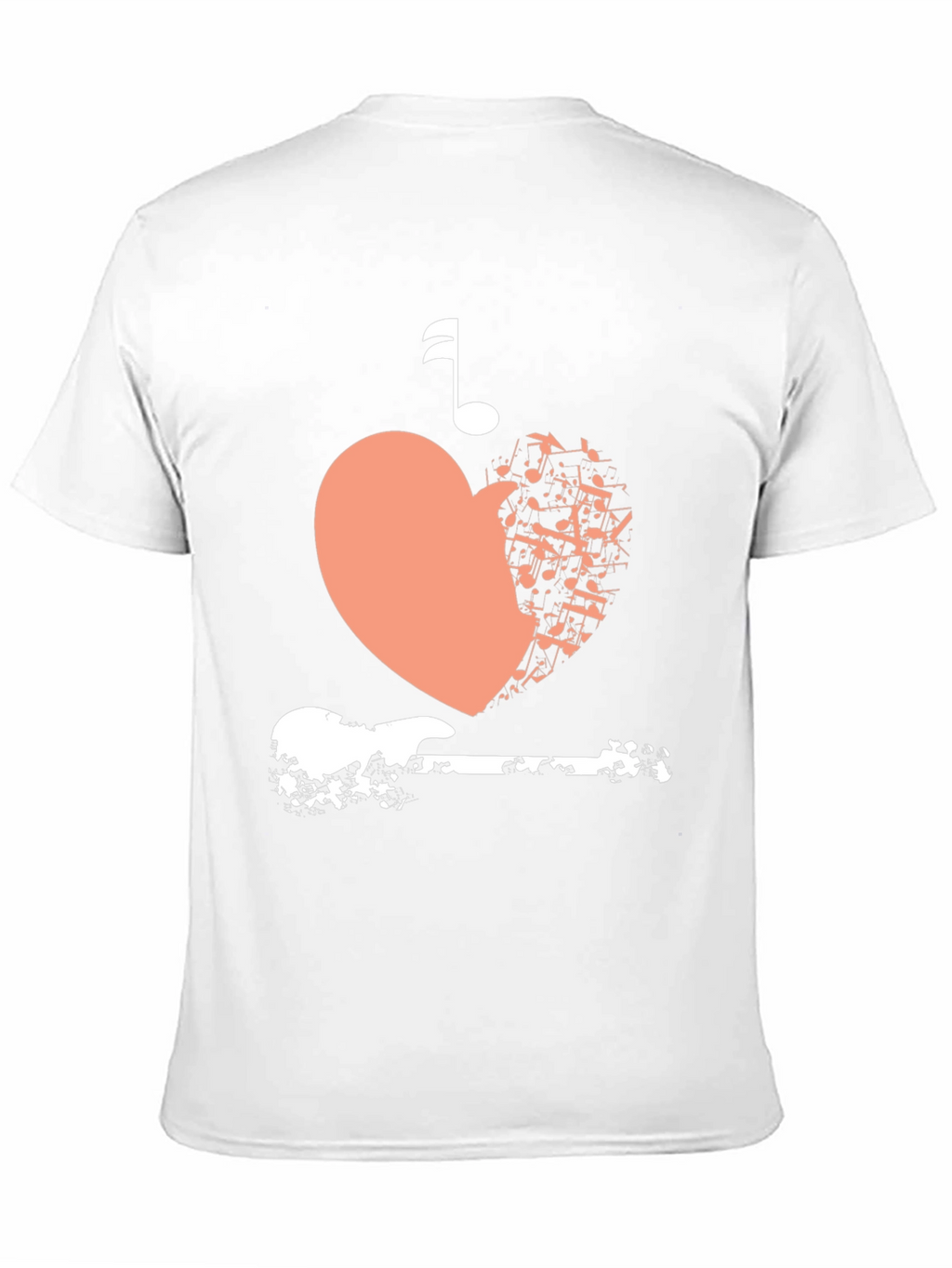 Musical Heart Guitar Graphic Tee