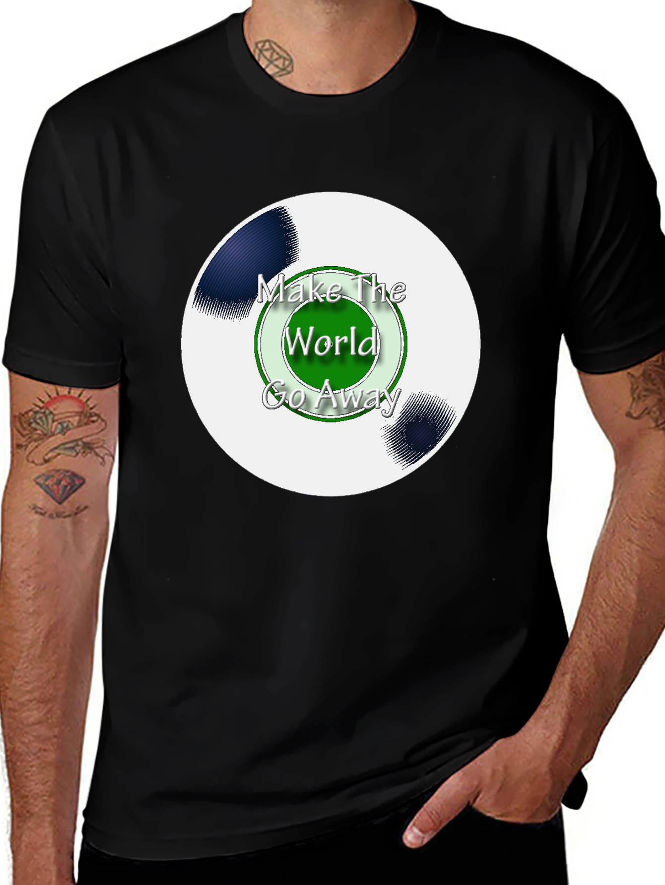 Make The World Go Away Graphic Tee