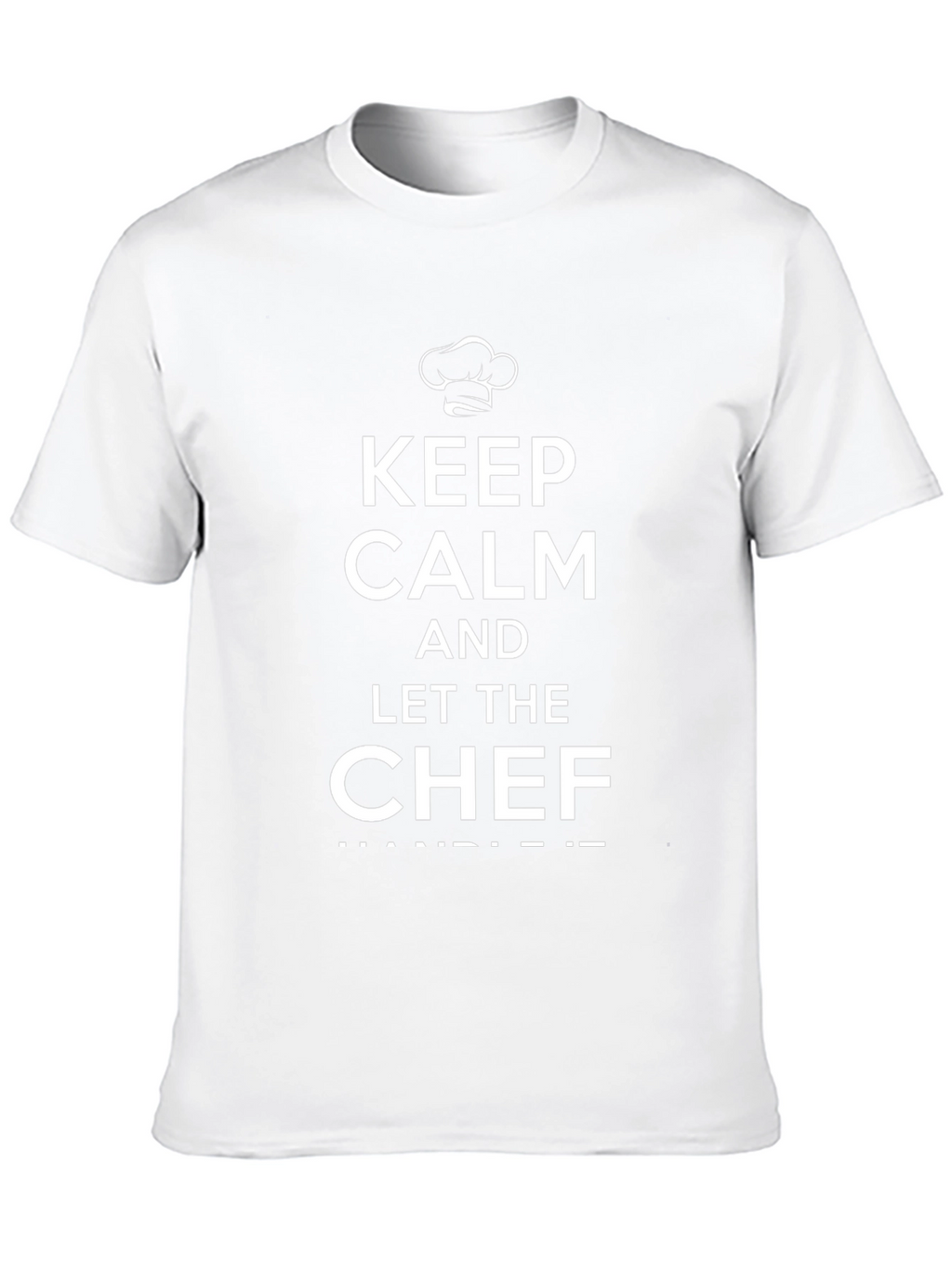 Keep Calm Chef Black Graphic Tee