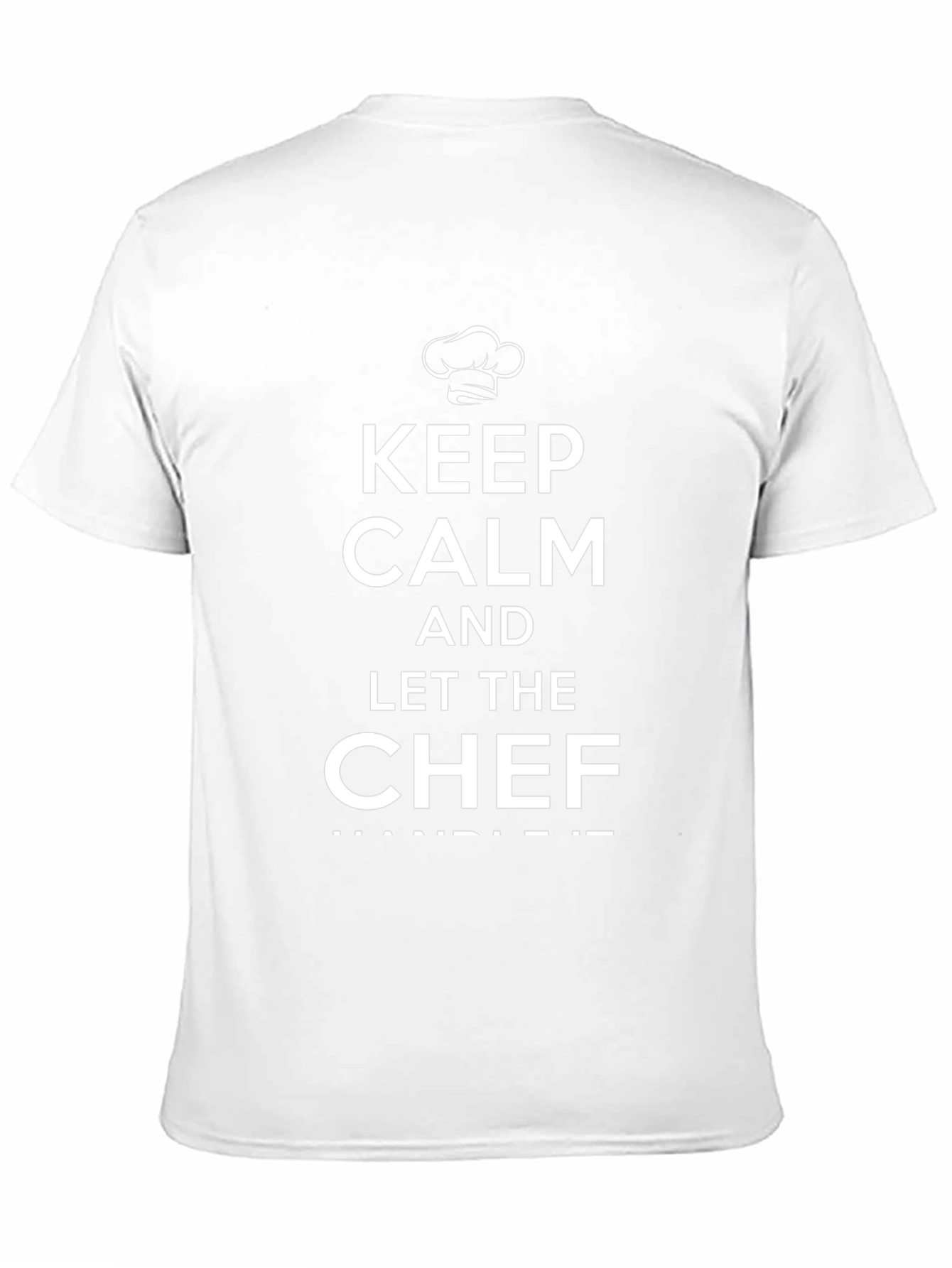 Keep Calm Chef Black Graphic Tee