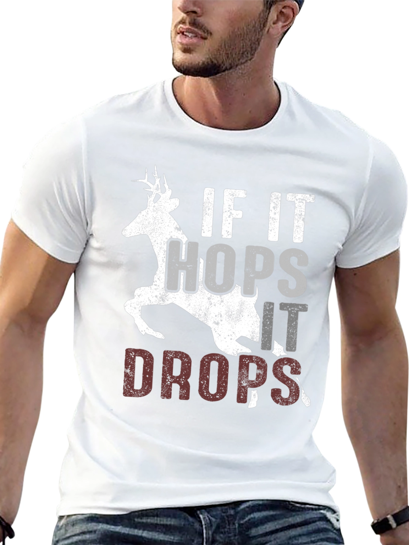 If It Hops It Drops Hunting T-Shirt