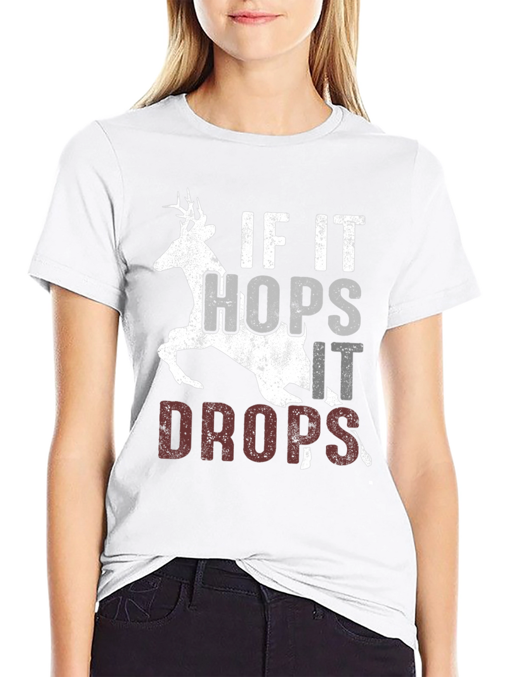 If It Hops It Drops Hunting T-Shirt