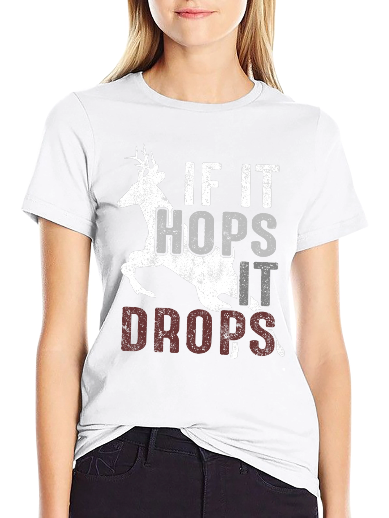 If It Hops It Drops Hunting T-Shirt