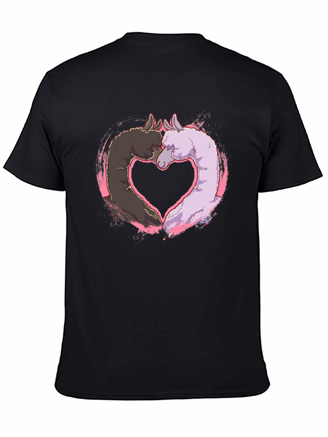 Llama Heart T-Shirt - Cute Animal Graphic Tee