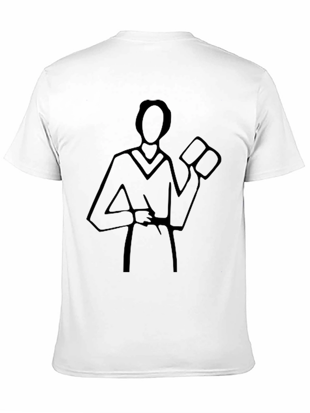 Abstract Silhouette Black T-Shirt