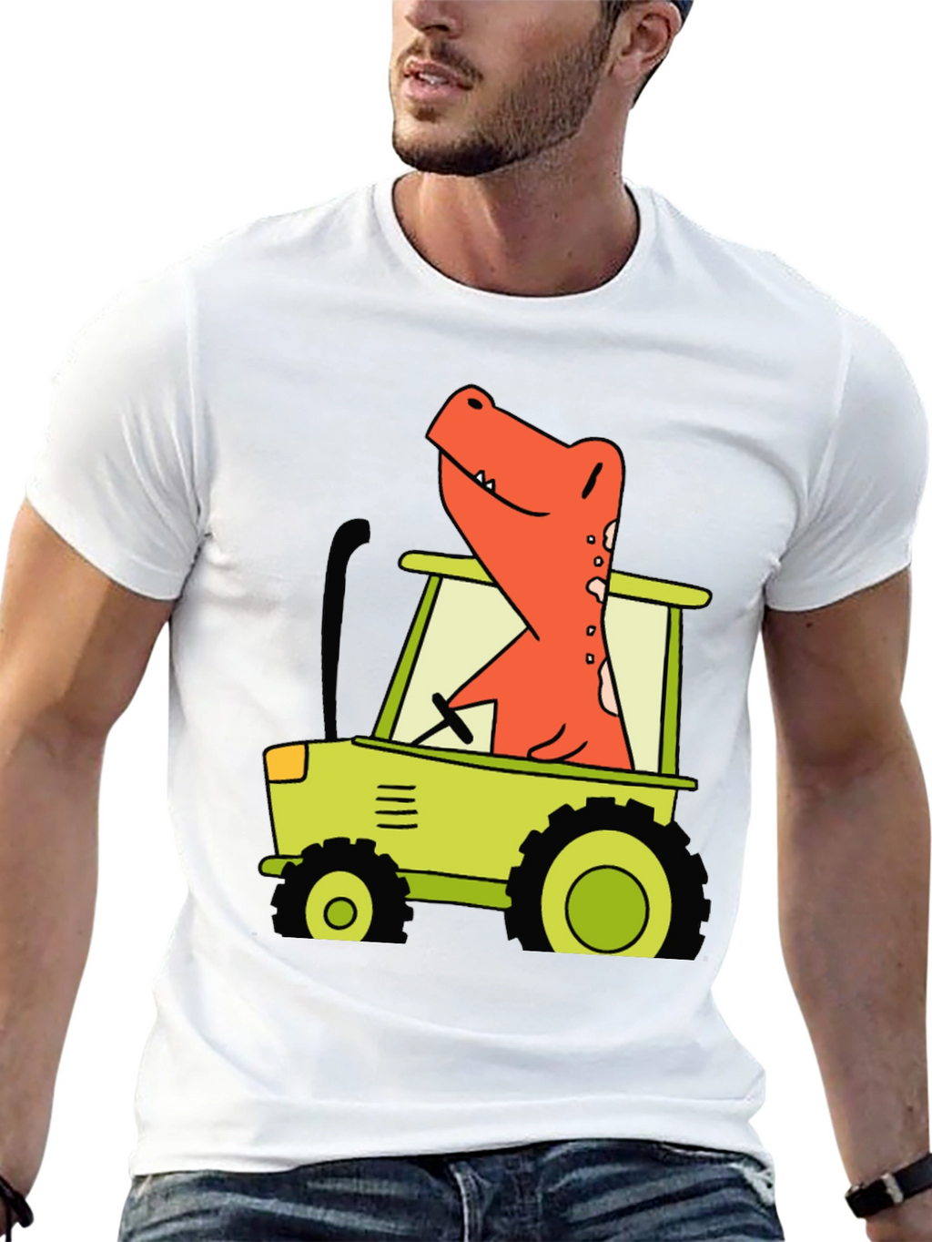 Dino Tractor T-Shirt