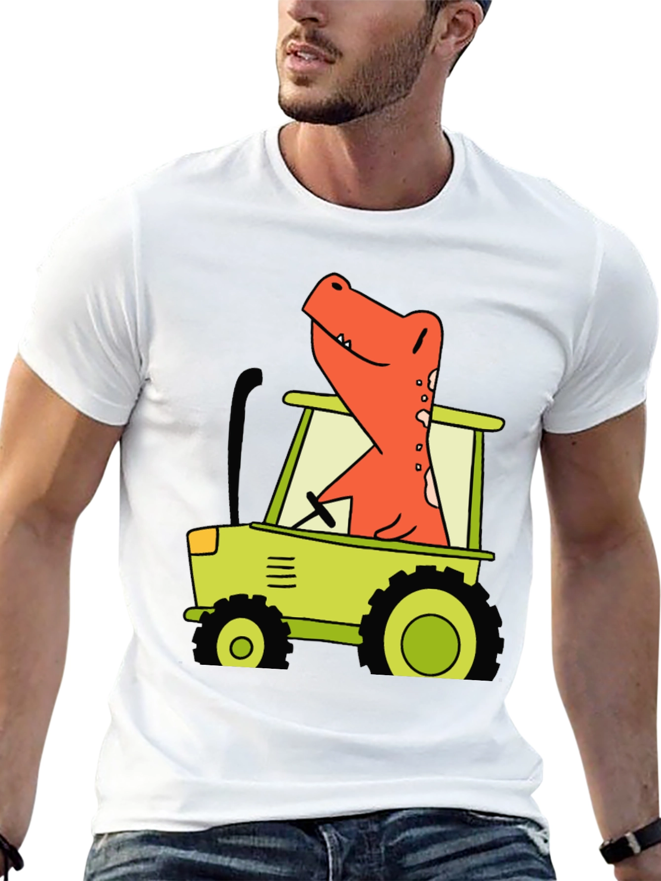 Dino Tractor T-Shirt