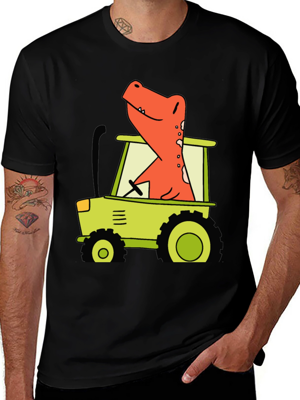 Dino Tractor T-Shirt